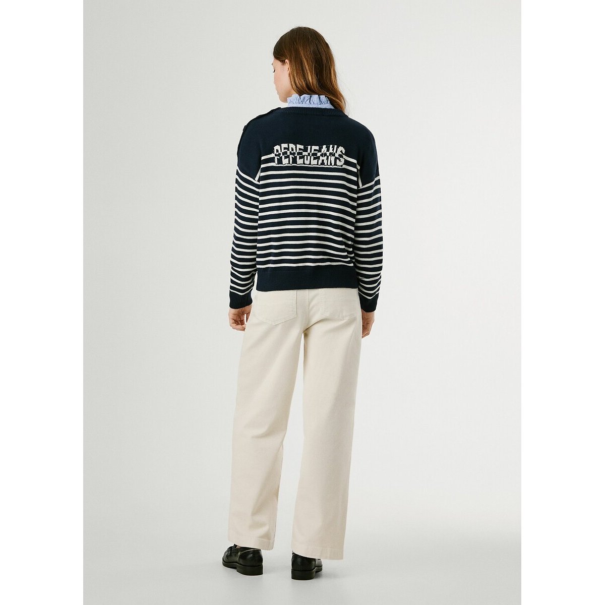 Πουλόβερ Pepe Jeans Carlina με μακριά μανίκια και ρίγες