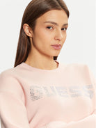 Women's Guess Cecilia sweatshirt with a ribbed hem