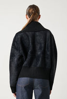 Black Desiree knit cardigan with a relaxed fit